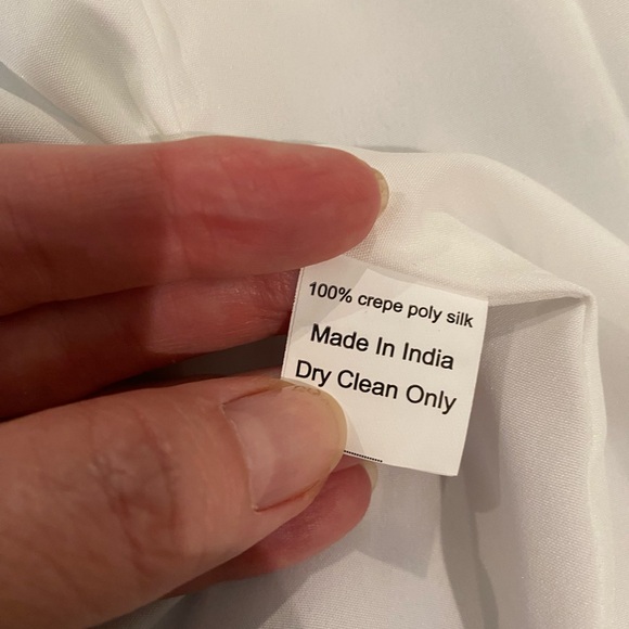 NWT Sheridan French Stacey Maxi Dress Tulip Ikat Beaded Metallic Blue Medium - Picture 13 of 16